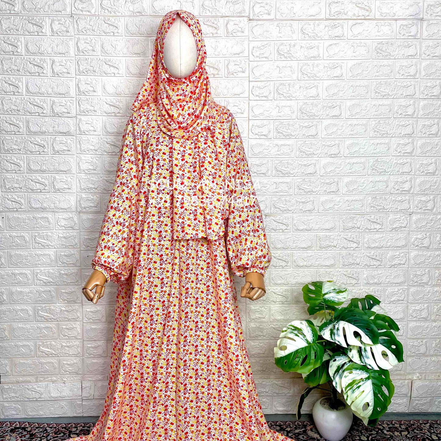 Full Prayer Dress With Dupatta