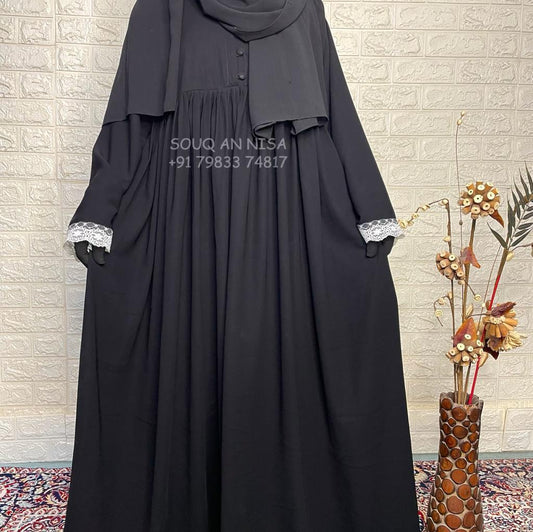 Basic Frill Abaya