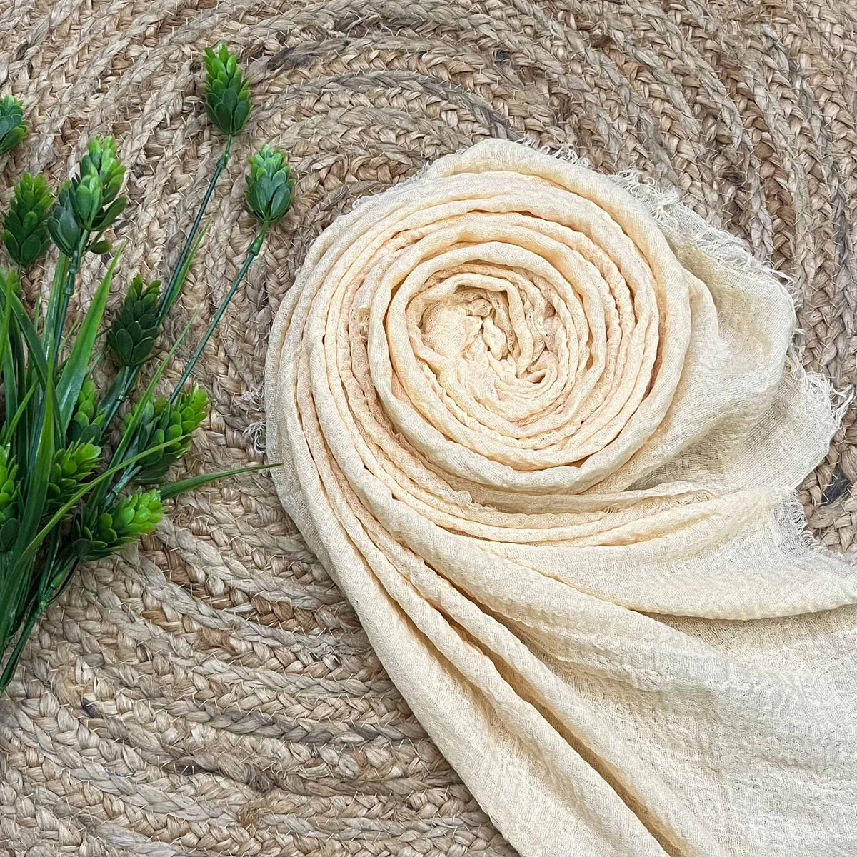 Crinkled Cotton Hijab