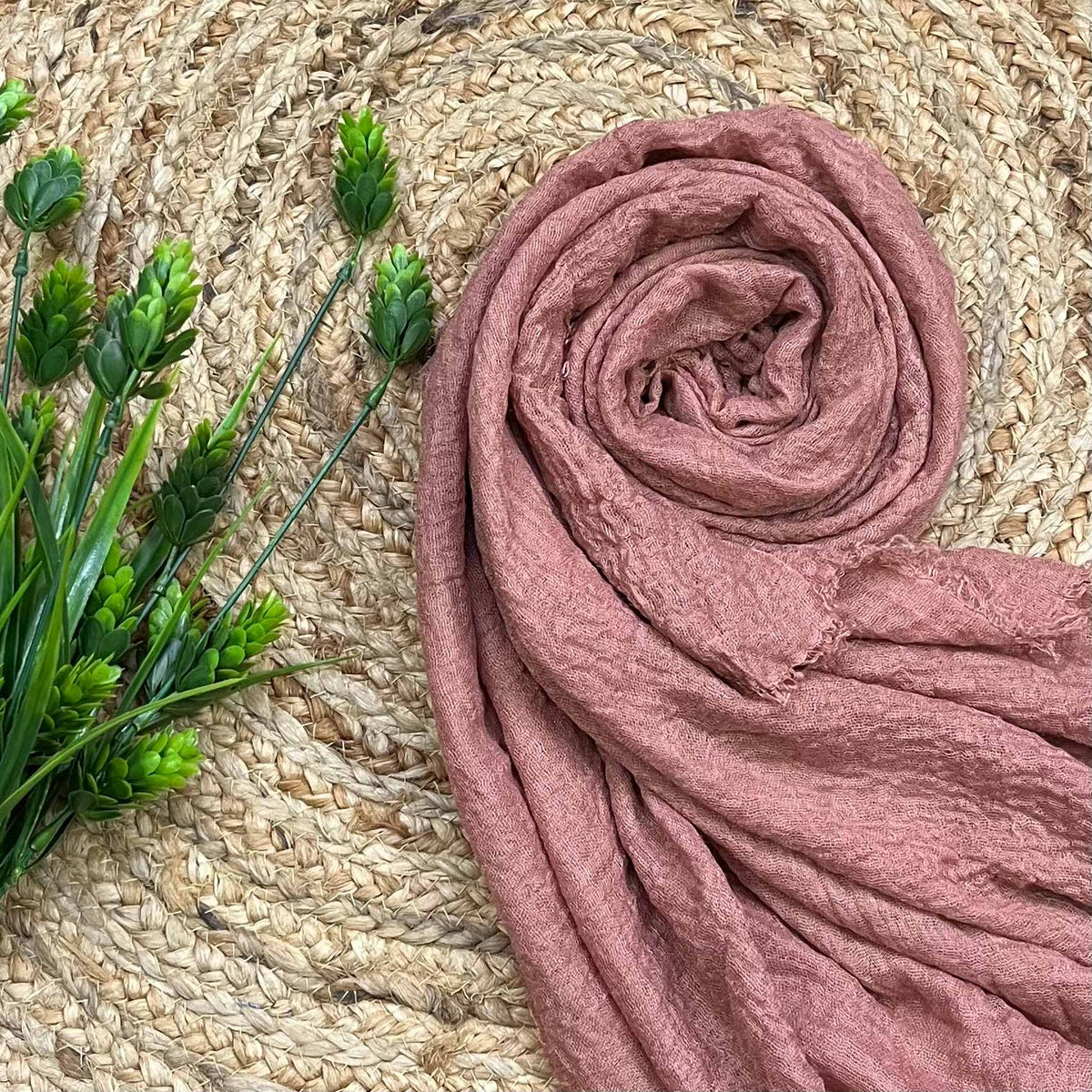 Crinkled Cotton Hijab