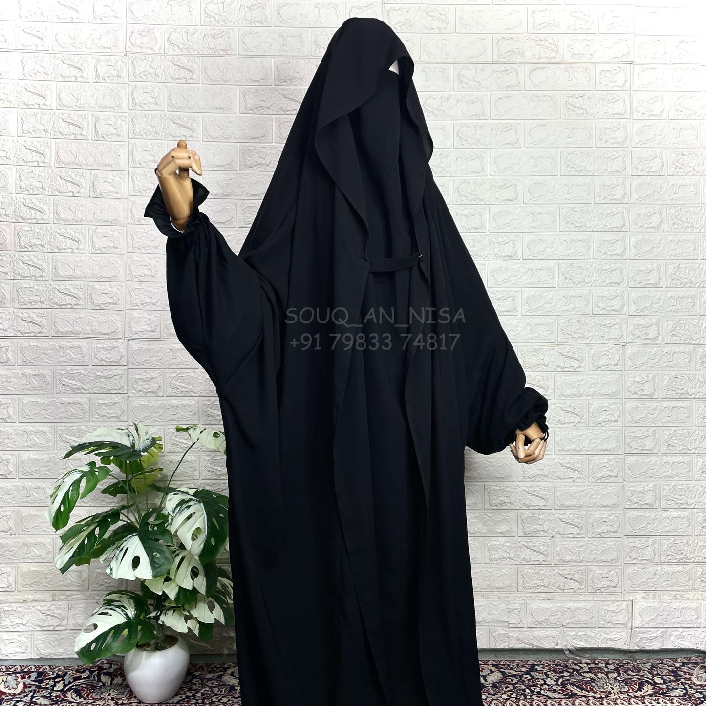 Black Saudi Jilbab