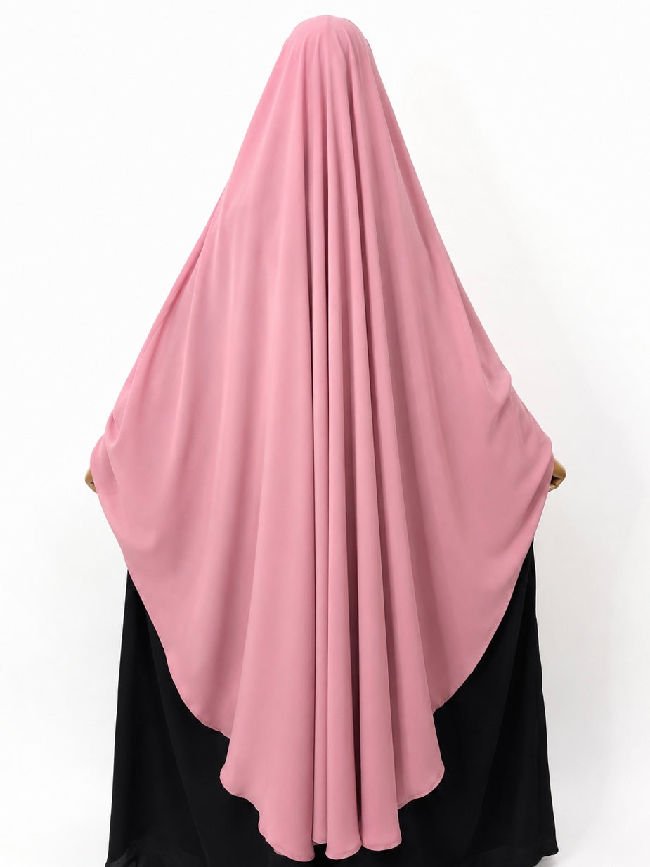 Pastel Pink Awrah Khimar