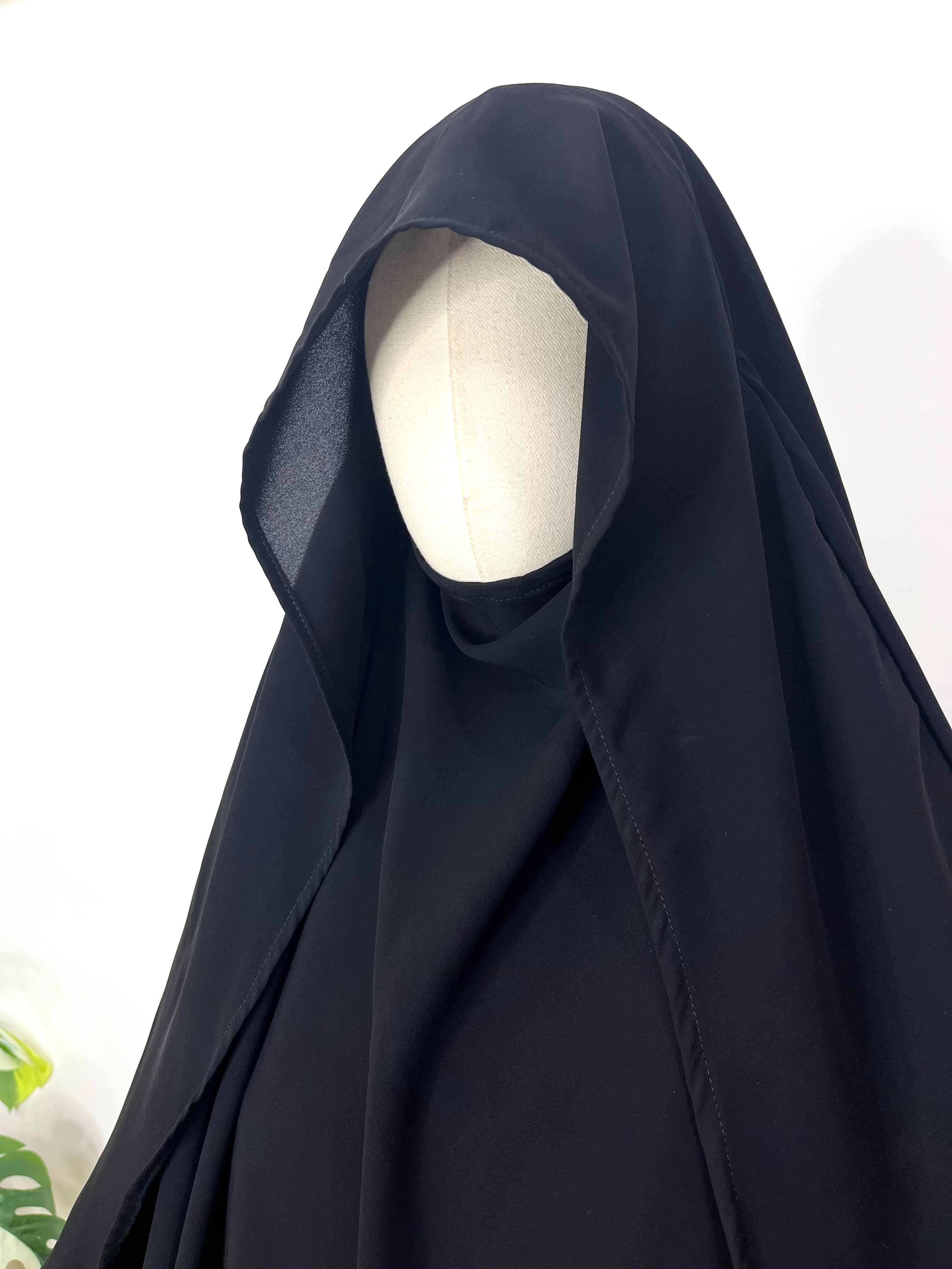 Black Flap Khimar