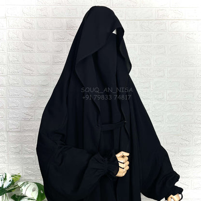 Black Saudi Jilbab