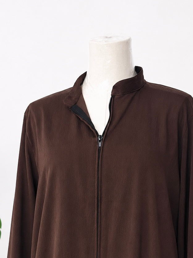 Brown Uzma Basic Abaya