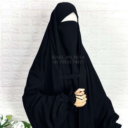 Black Saudi Jilbab