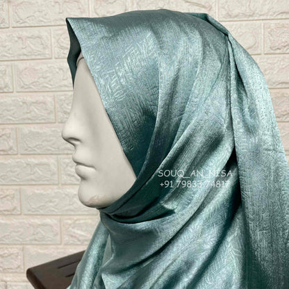 Satin Silk Party Wear Hijab