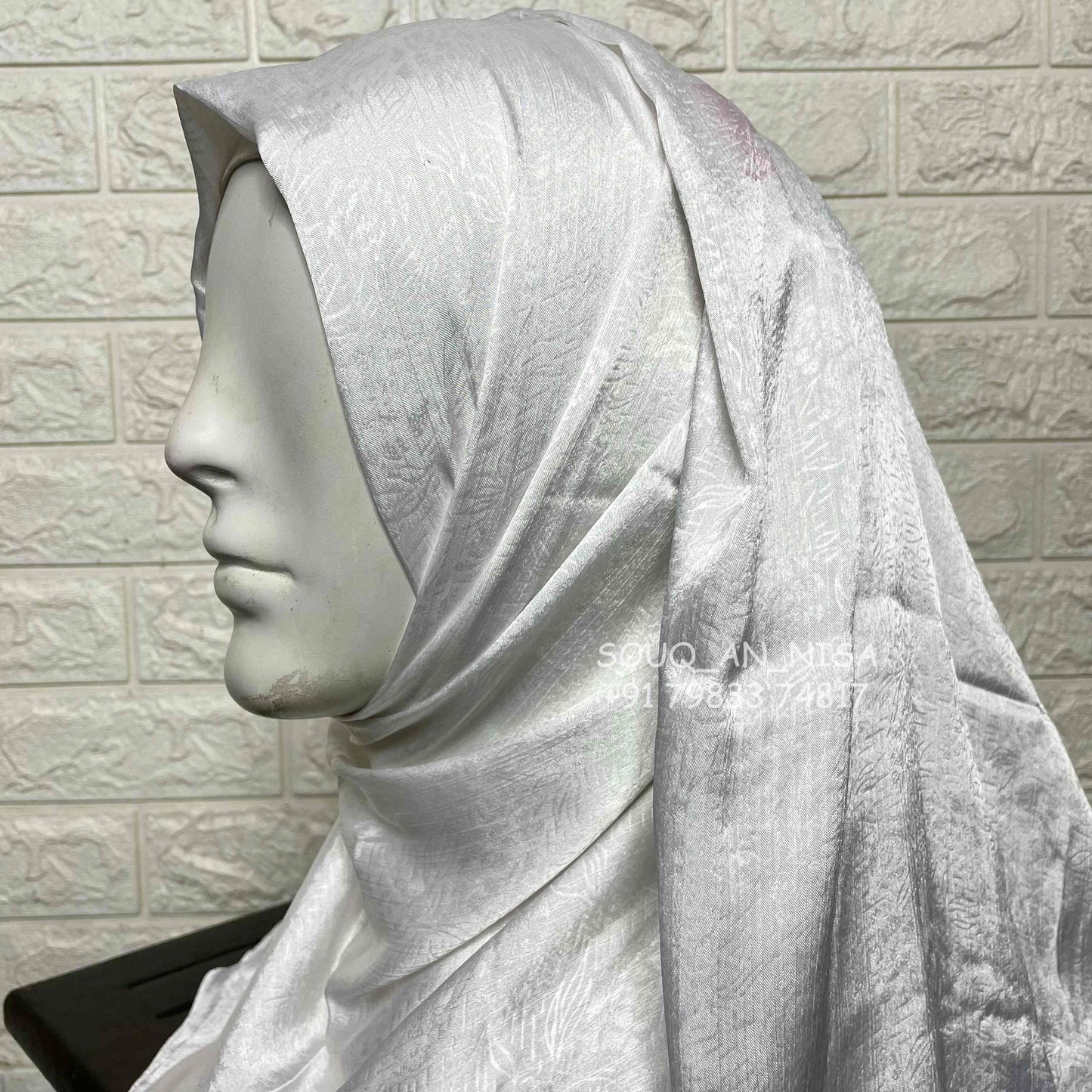 Satin Silk Party Wear Hijab