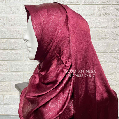 Satin Silk Party Wear Hijab