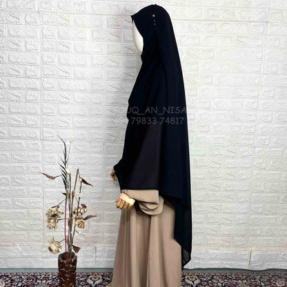 Black Big Size Dupatta