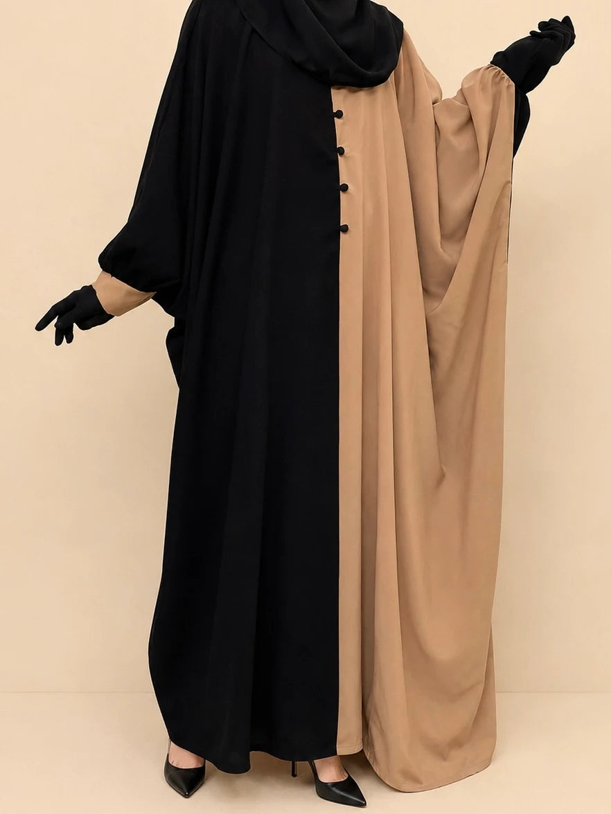 Dual Shade Kaftan Abaya