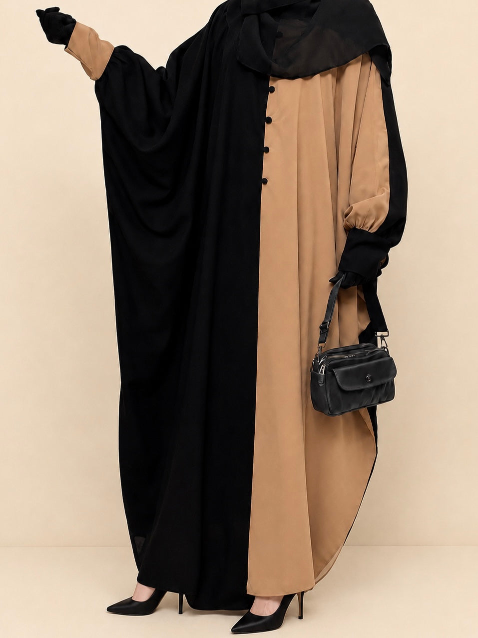 Dual Shade Kaftan Abaya