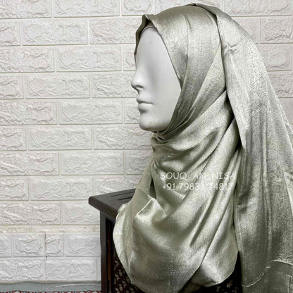 Satin Silk Party Wear Hijab