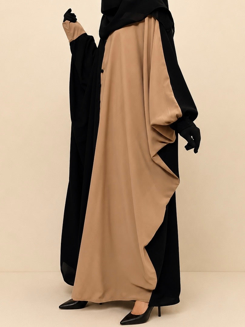 Dual Shade Kaftan Abaya