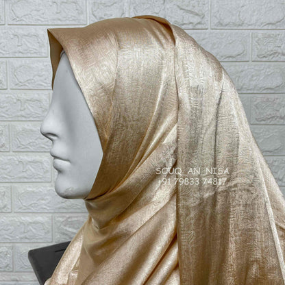 Satin Silk Party Wear Hijab