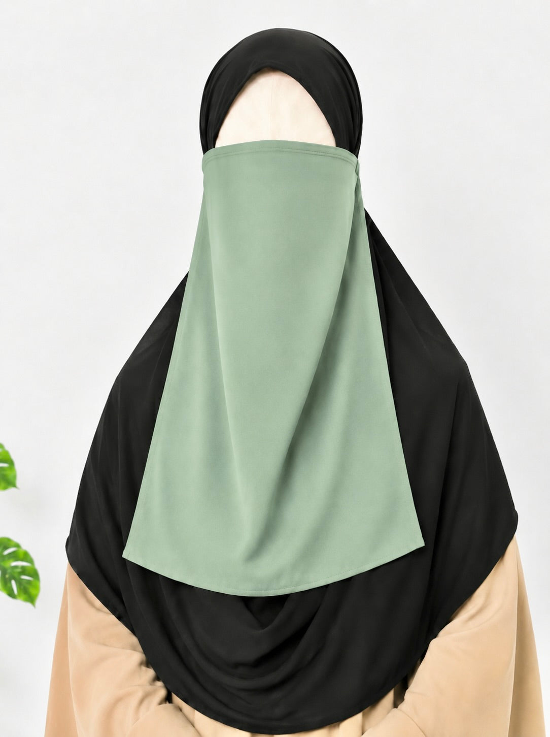 Emerald Half Niqab