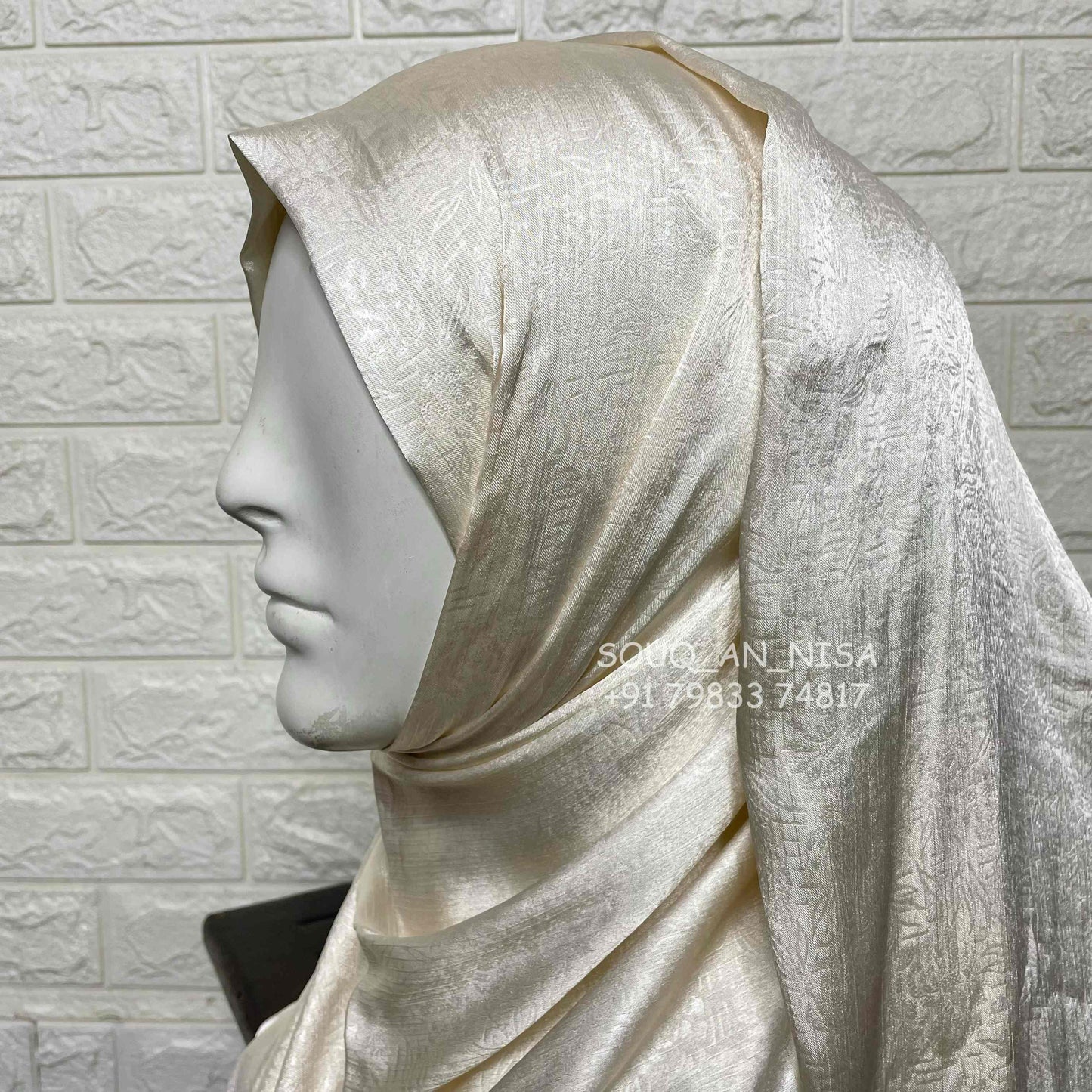 Satin Silk Party Wear Hijab