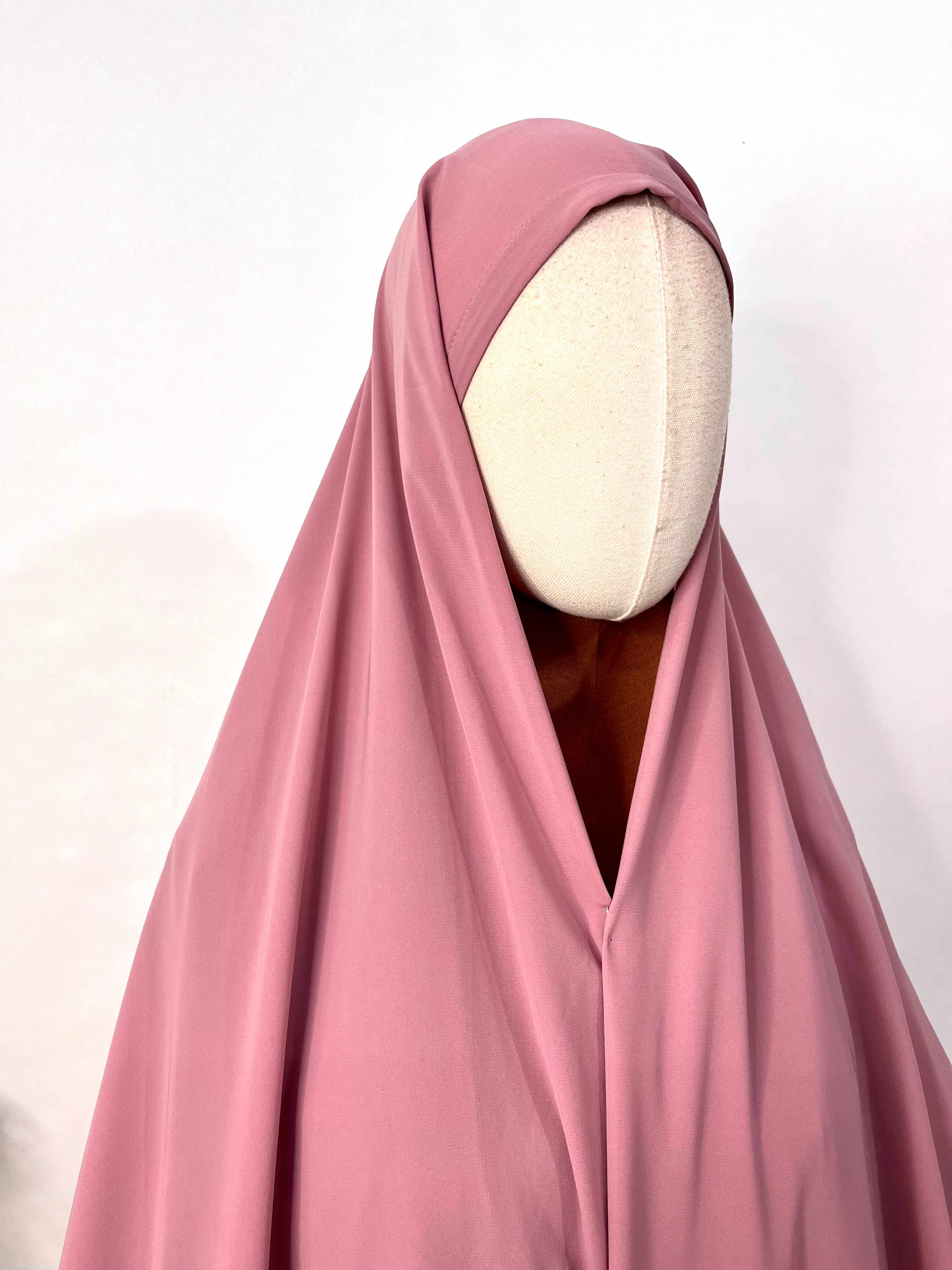 Pastel Pink Irani Chadar Without Sleeves