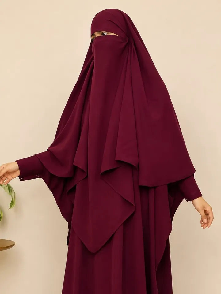 Kaftan Abaya Khimar Set