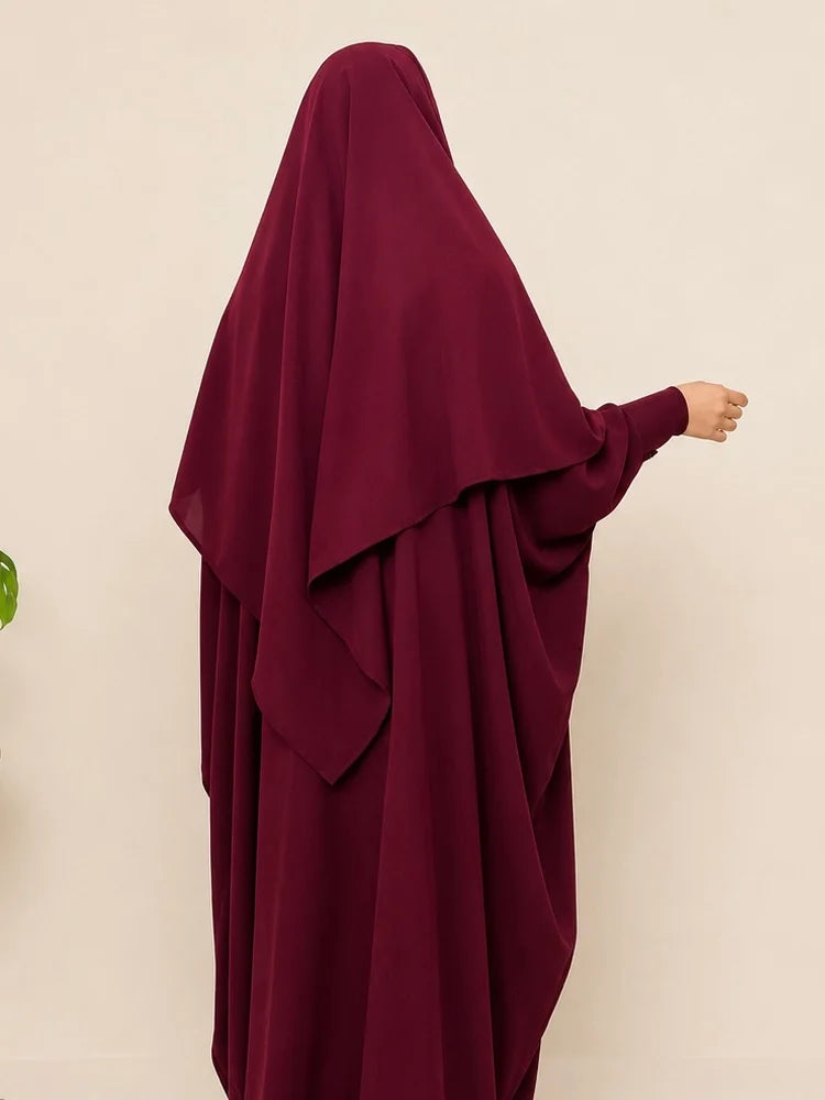 Kaftan Abaya Khimar Set