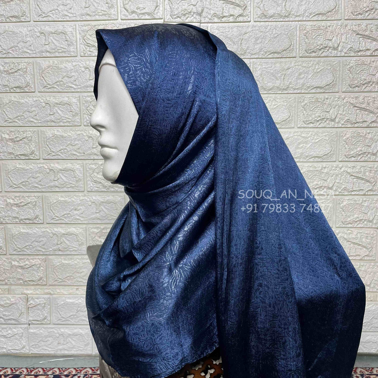 Satin Silk Party Wear Hijab