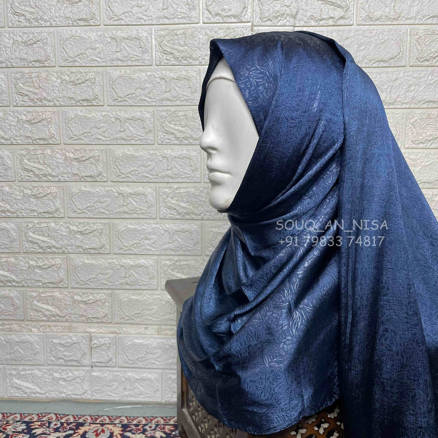 Satin Silk Party Wear Hijab