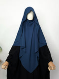 Crystal Blue Flap Khimar