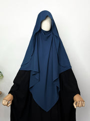 Crystal Blue Flap Diamond Khimar