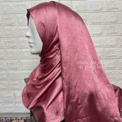 Satin Silk Party Wear Hijab