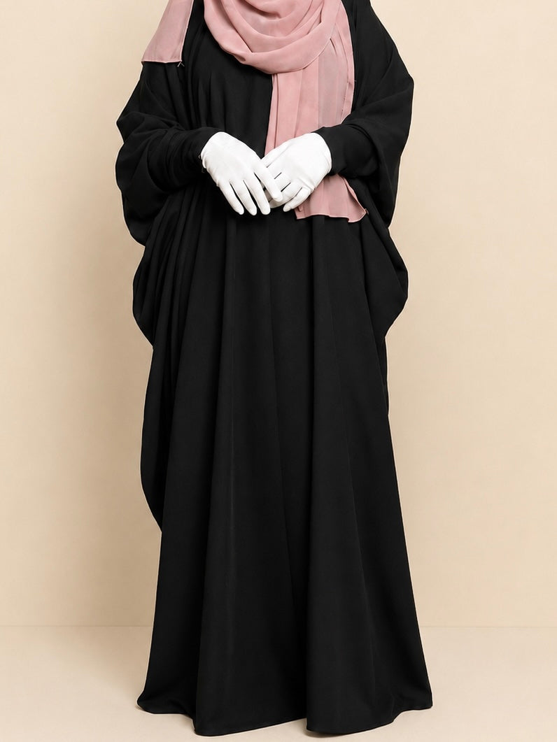 Kaftan Abaya With Zip Sleeves