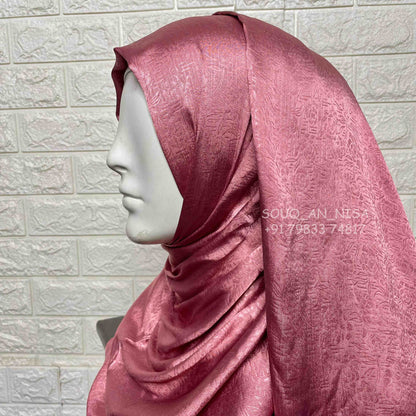 Satin Silk Party Wear Hijab