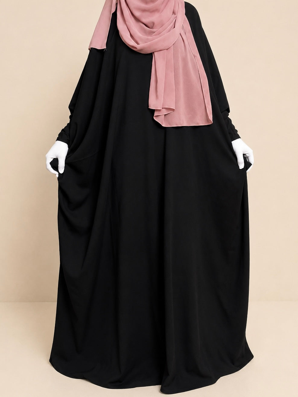 Kaftan Abaya With Zip Sleeves
