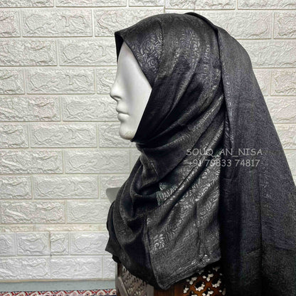 Satin Silk Party Wear Hijab