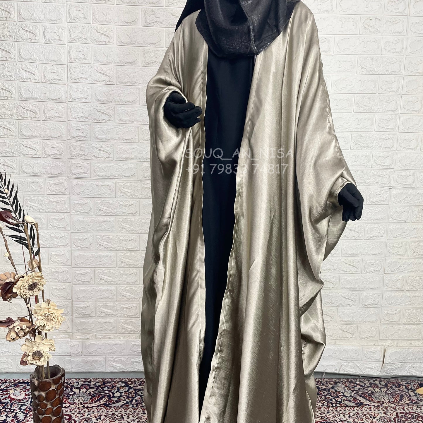 Shimmer Kaftan Abaya