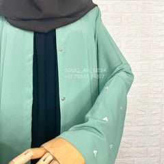 Emerald Qalb Abaya