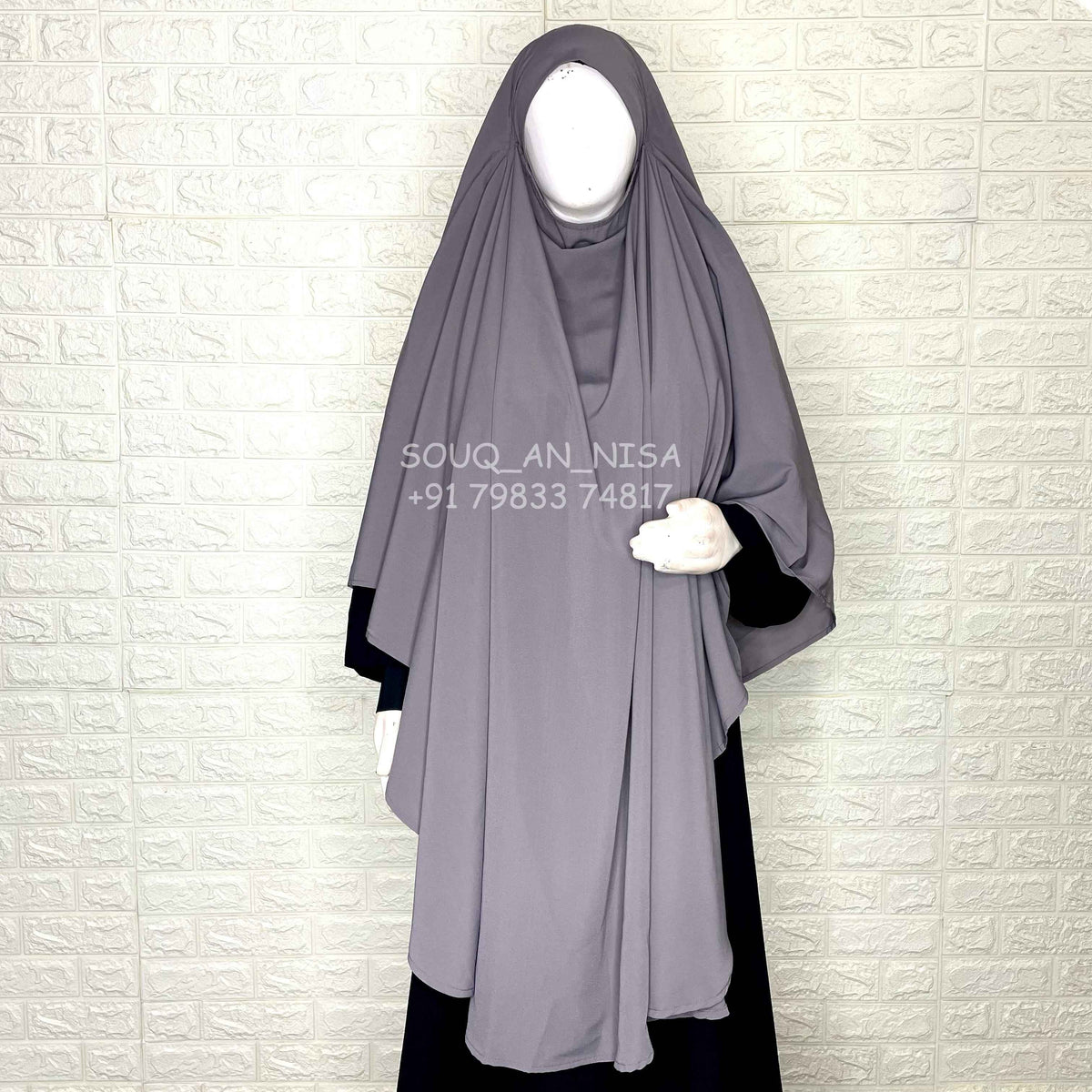 Lavender Round Khimar