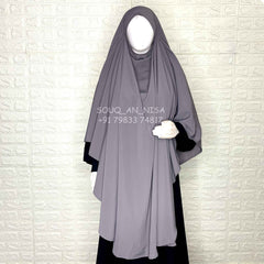 Lavender Round Khimar