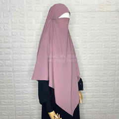 Pastel Pink Diamond Khimar
