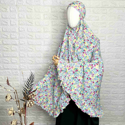 Pure Cotton Ruffle Khimar