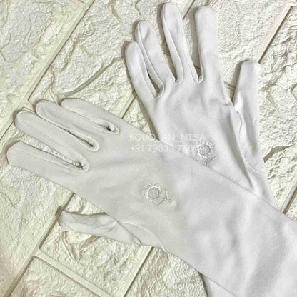 White Hand Gloves