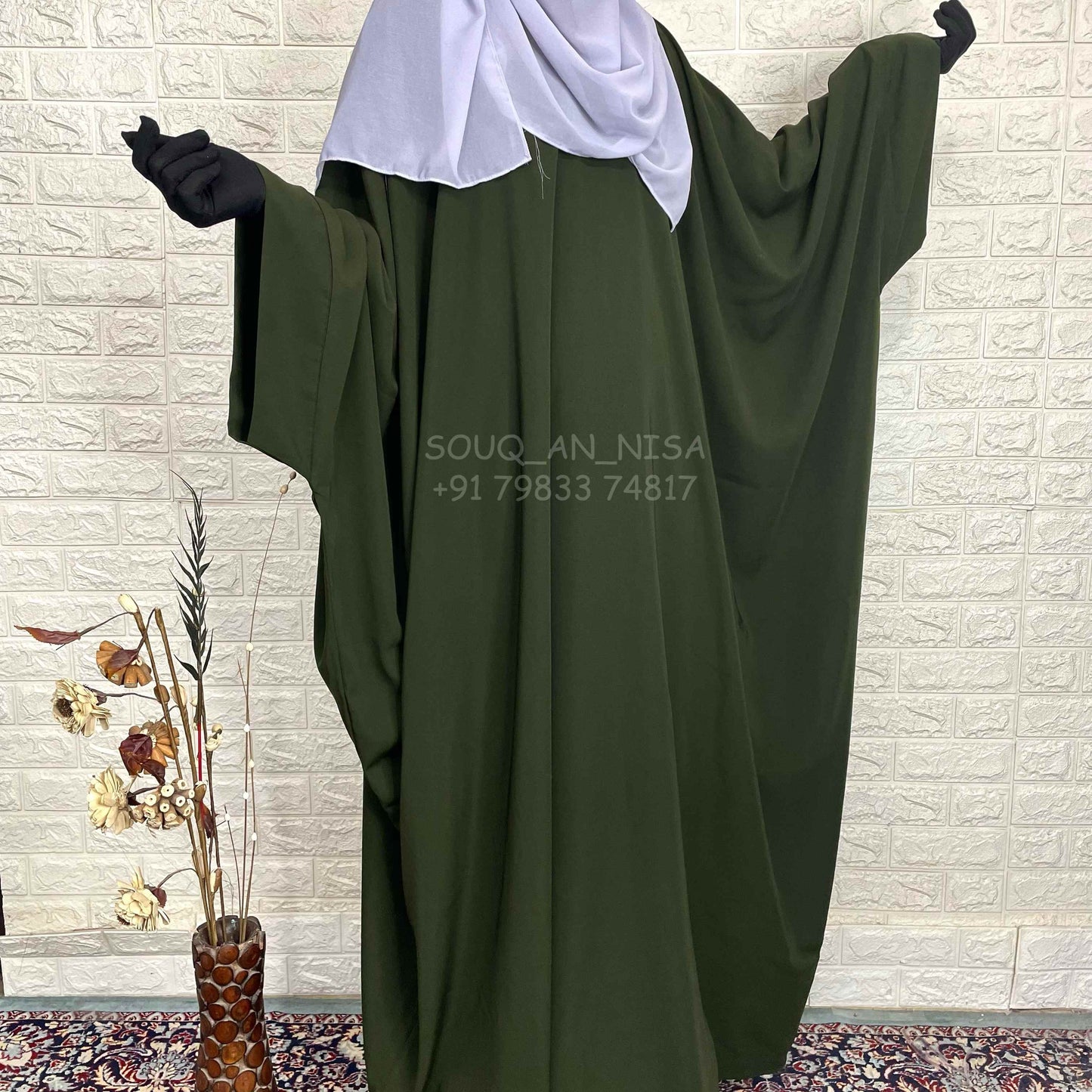 Kaftan Abaya With Broad Sleeves