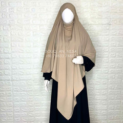 Beige Diamond Khimar