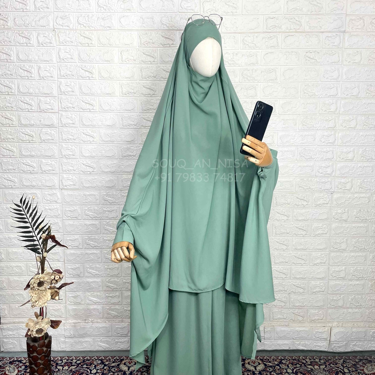 Two Piece Butterfly Jilbab Set