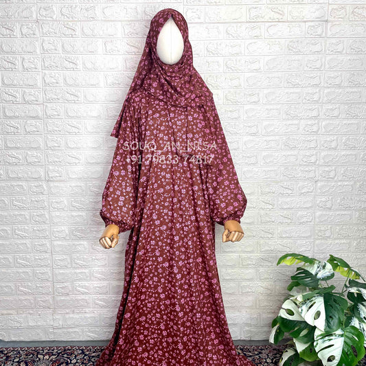 Full Prayer Dress With Dupatta