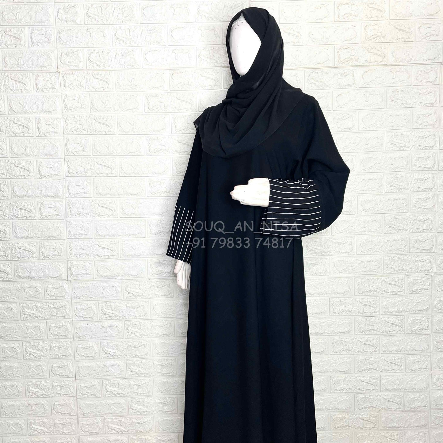 Plain A-line abaya