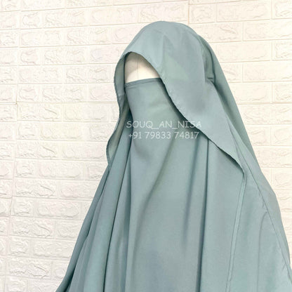 Sapphire Flap Khimar