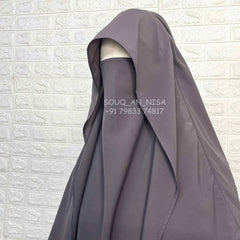 Lavender Flap Khimar