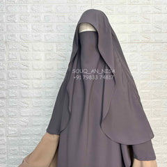 Lavender Flap Khimar