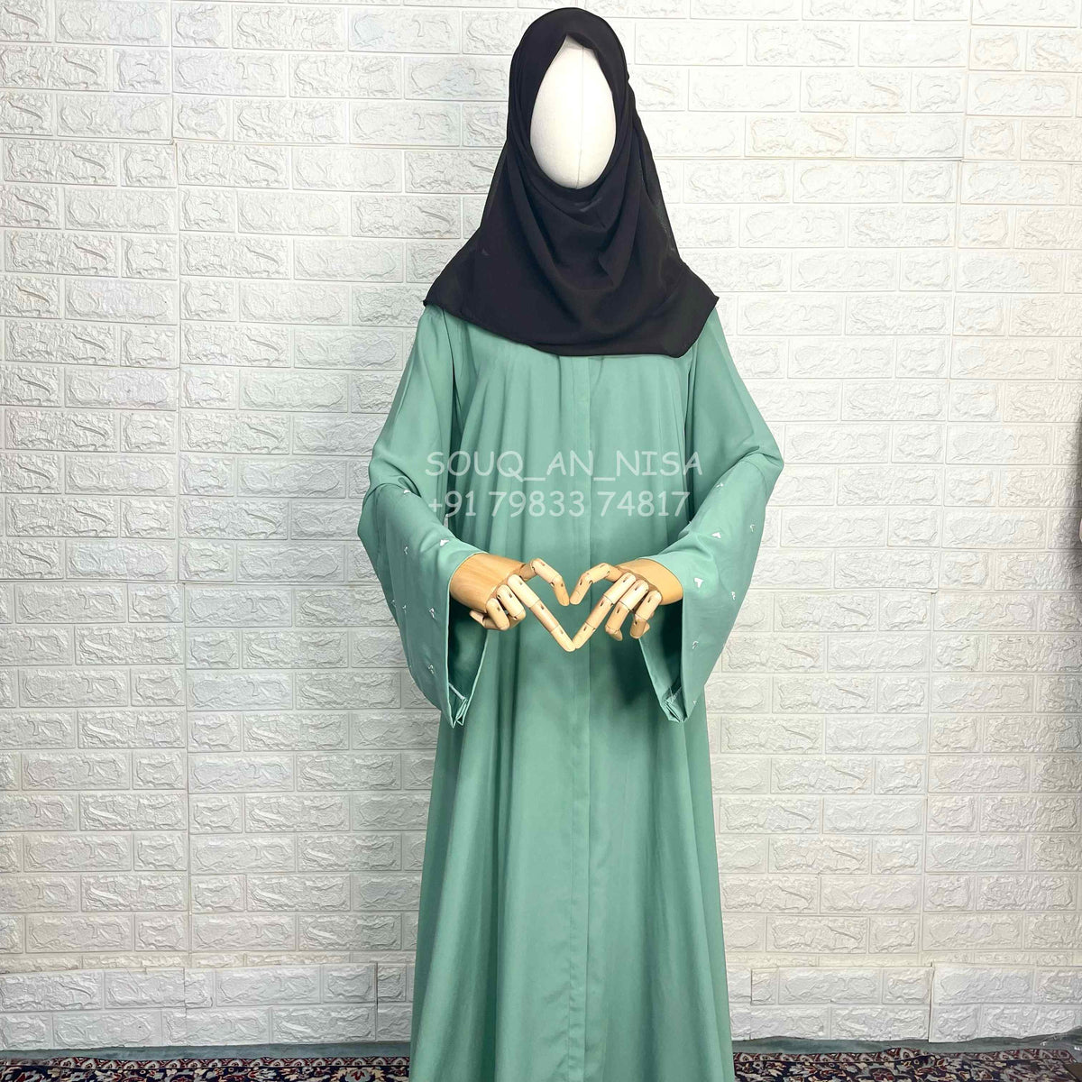 Emerald Qalb Abaya