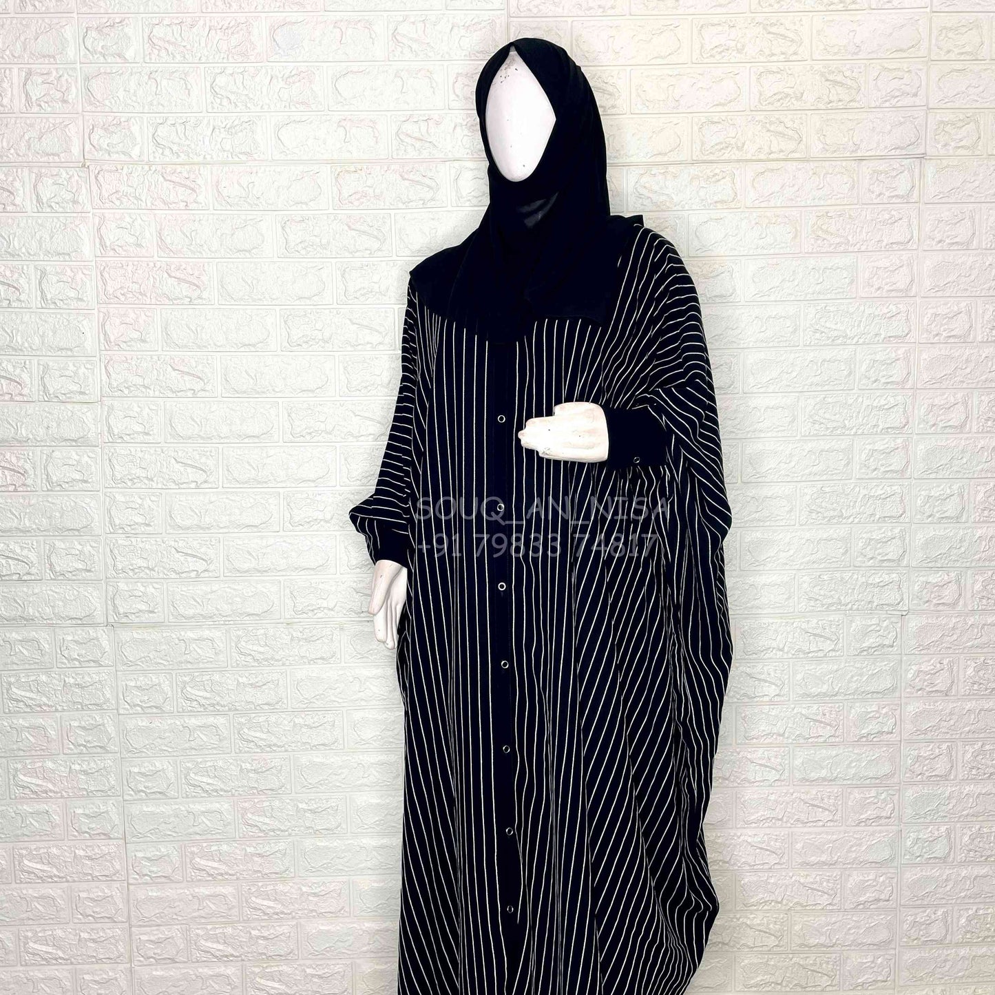 Stripes Kaftan Abaya